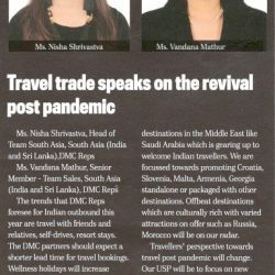 Travel trade speaks on the revival post pandemic